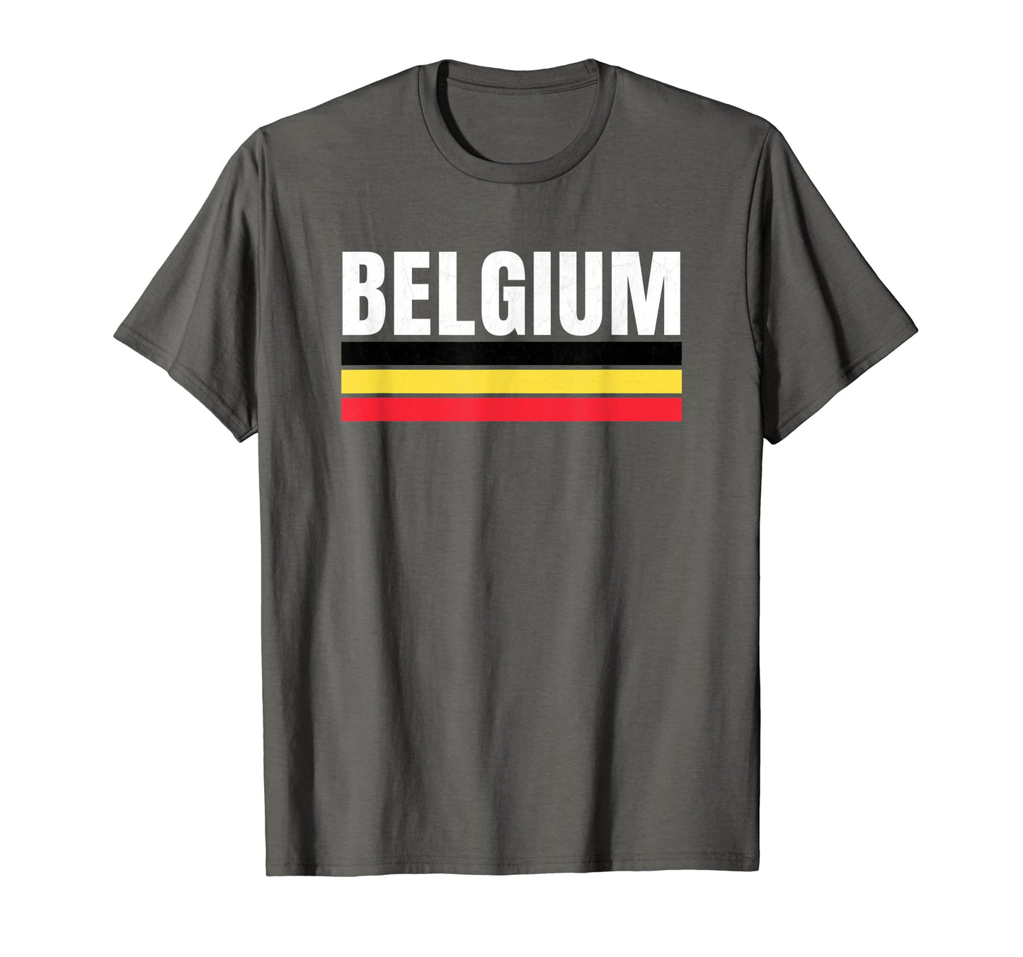 Belgium Black Yellow Red Belgen Fan T-Shirt - Unique Graphic Men Women - T-Shirt, Sweatshirt, Hoodie