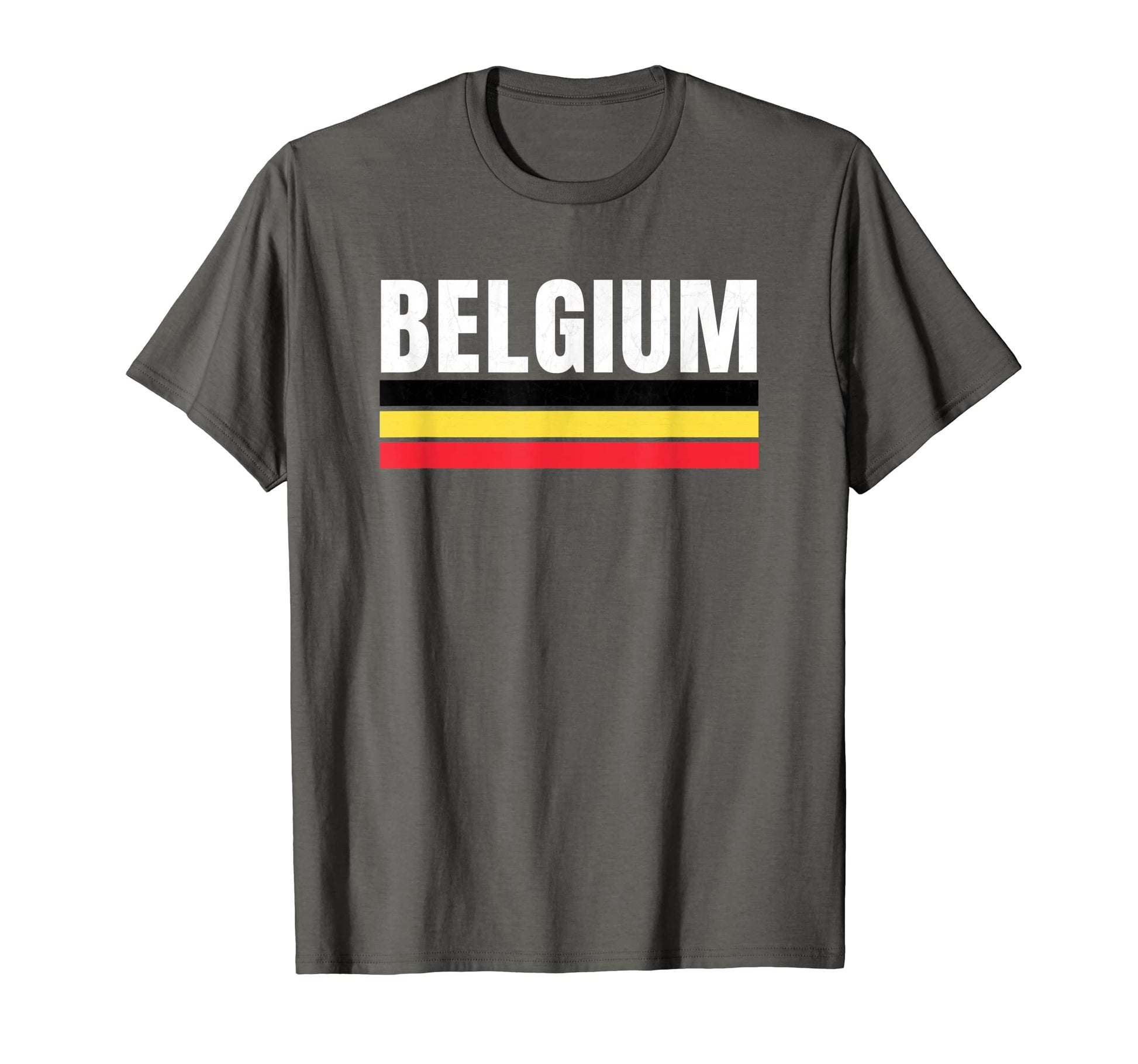 Belgium Black Yellow Red Belgen Fan T-Shirt - Unique Graphic Men Women - T-Shirt, Sweatshirt, Hoodie
