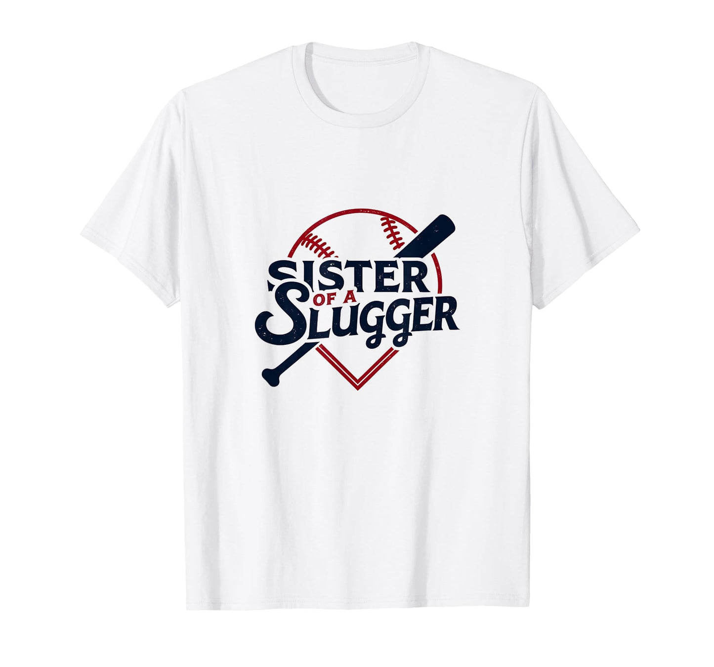 Baseball Sister Sister Slugger Sports T-Shirt - Unique Graphic Men Women - T-Shirt, Sweatshirt, Hoodie