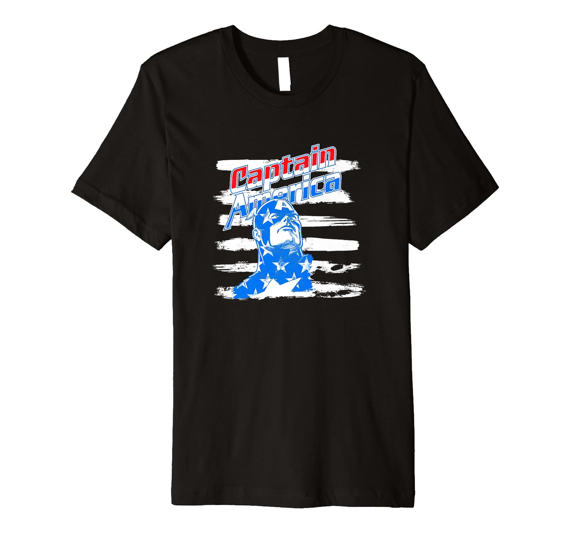 Marvel Comics Captain America Flag T-Shirt - Minimalist Print Unisex - T-Shirt, Sweatshirt, Hoodie