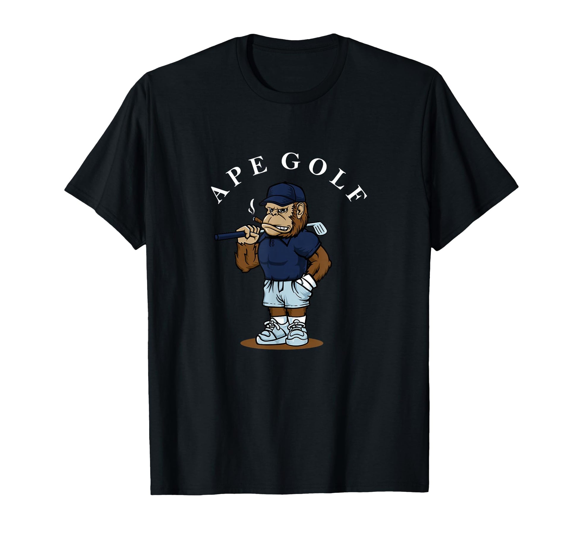 Ape Golf Aesthetic Edgy Streetwear T-Shirt - Streetwear Style Men Women - T-Shirt, Sweatshirt, Hoodie