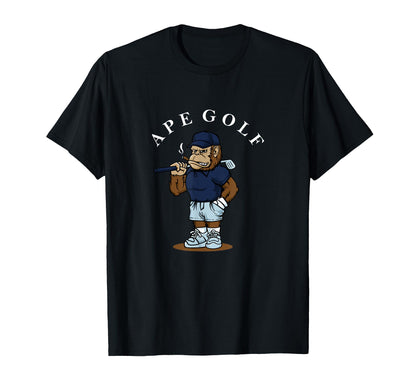 Ape Golf Aesthetic Edgy Streetwear T-Shirt - Streetwear Style Men Women - T-Shirt, Sweatshirt, Hoodie