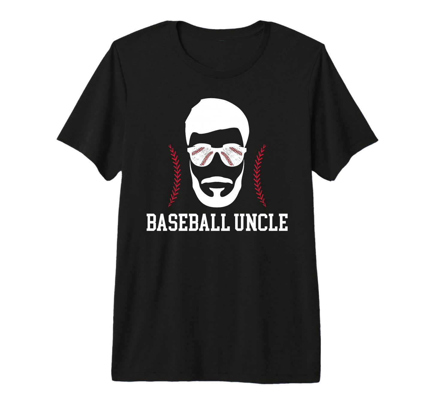 Mens Baseball Uncle Beard Uncle T-Shirt - Streetwear Style for Adults - T-Shirt, Sweatshirt, Hoodie