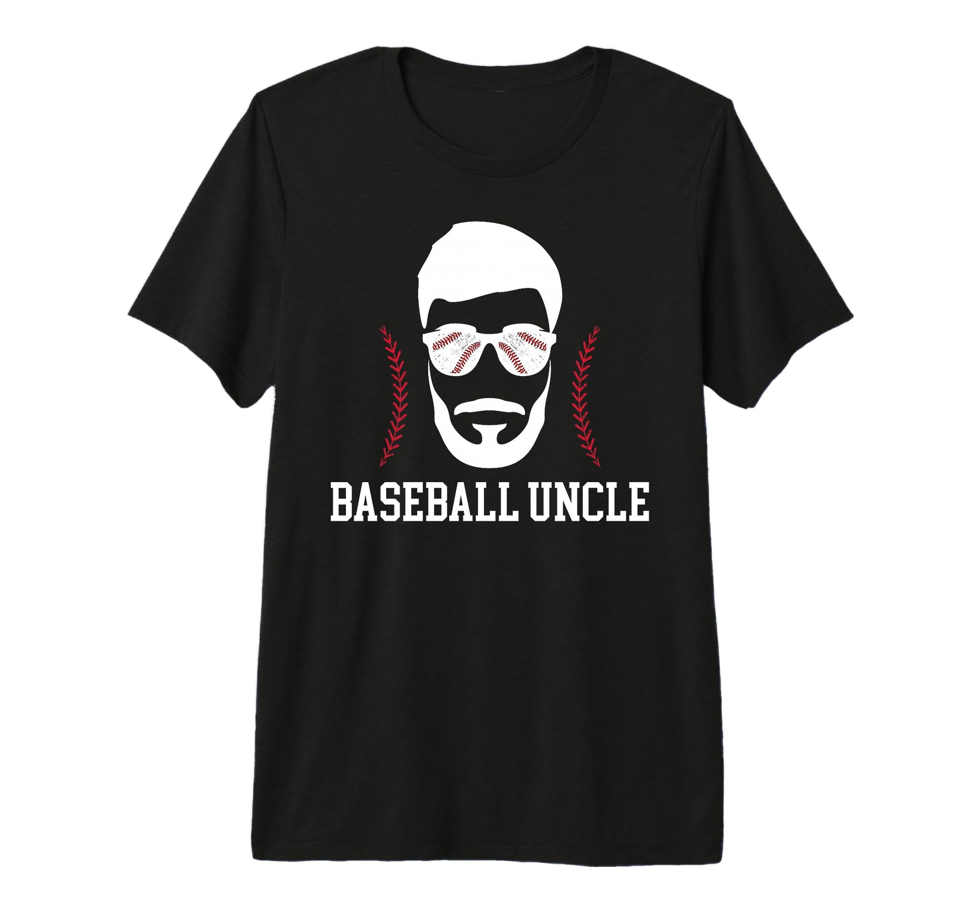Mens Baseball Uncle Beard Uncle T-Shirt - Streetwear Style for Adults - T-Shirt, Sweatshirt, Hoodie