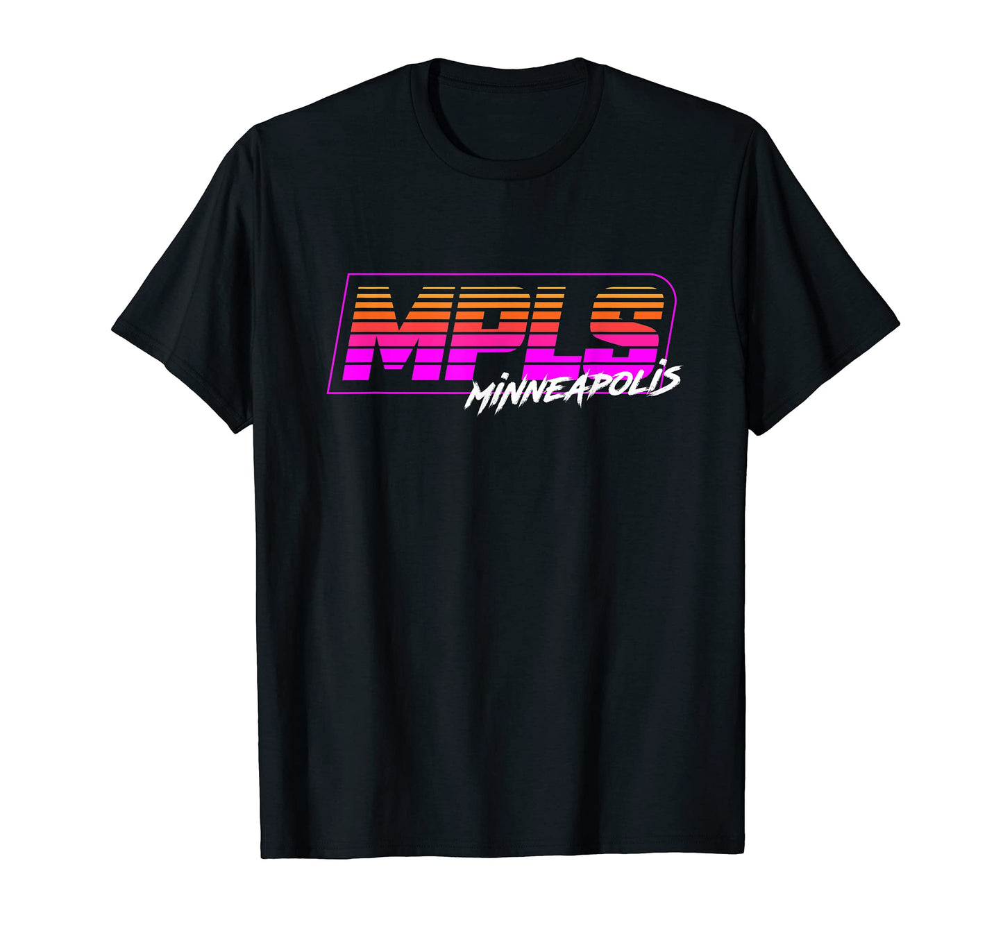 Mpls Minneapolis 80S Box Stripes T-Shirt - Streetwear Style Men Women - T-Shirt, Sweatshirt, Hoodie