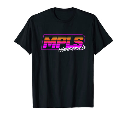 Mpls Minneapolis 80S Box Stripes T-Shirt - Streetwear Style Men Women - T-Shirt, Sweatshirt, Hoodie
