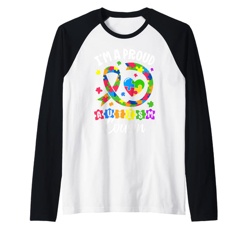Im Proud Autism Cousin Autistic Family Hoodie - Graphic Print Men Women - T-Shirt, Sweatshirt, Hoodie