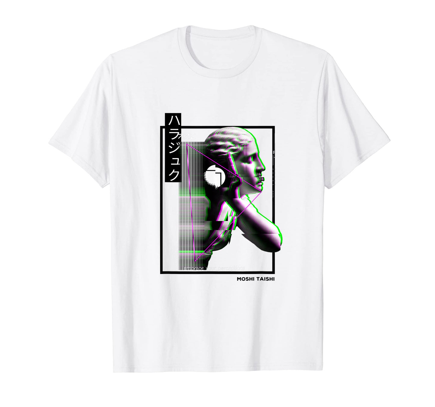 Vaporwave Statue Aesthetic Art T-Shirt - Streetwear Style for Adults - T-Shirt, Sweatshirt, Hoodie