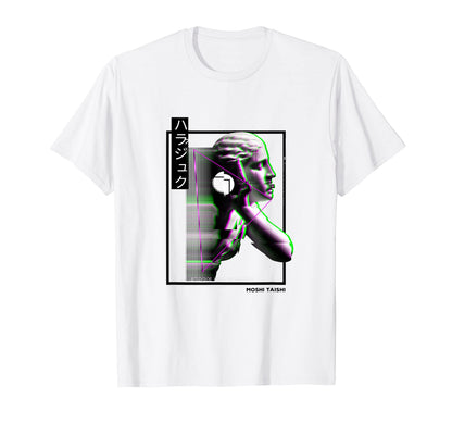 Vaporwave Statue Aesthetic Art T-Shirt - Streetwear Style for Adults - T-Shirt, Sweatshirt, Hoodie