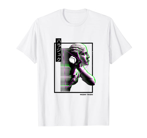 Vaporwave Statue Aesthetic Art T-Shirt - Streetwear Style for Adults - T-Shirt, Sweatshirt, Hoodie