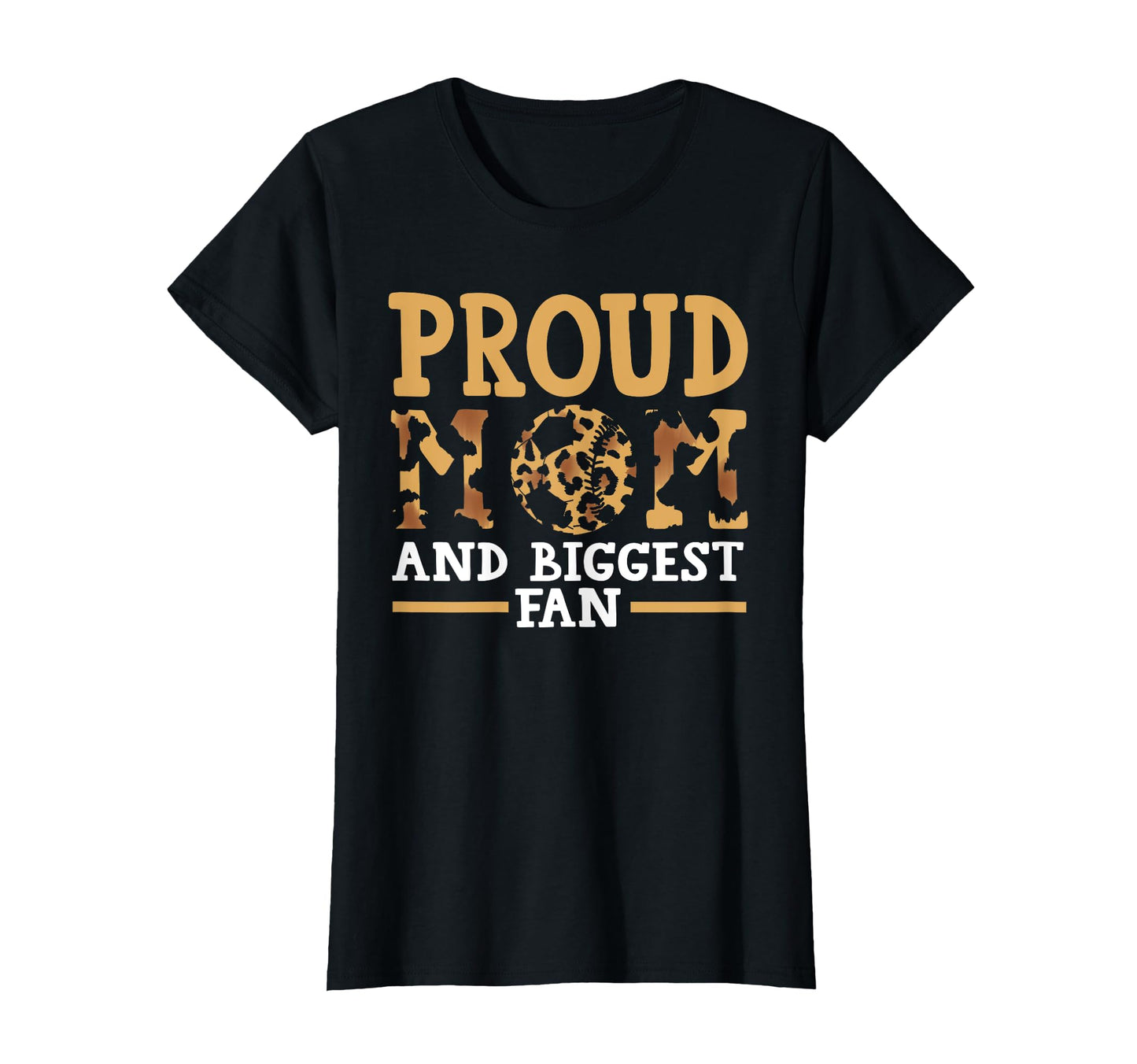 Proud Mom And Biggest Fan Softball T-Shirt - Custom Art Print Unisex - T-Shirt, Sweatshirt, Hoodie