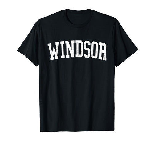 Windsor Co Distressed White Varsity T-Shirt - Minimalist Print Unisex - T-Shirt, Sweatshirt, Hoodie