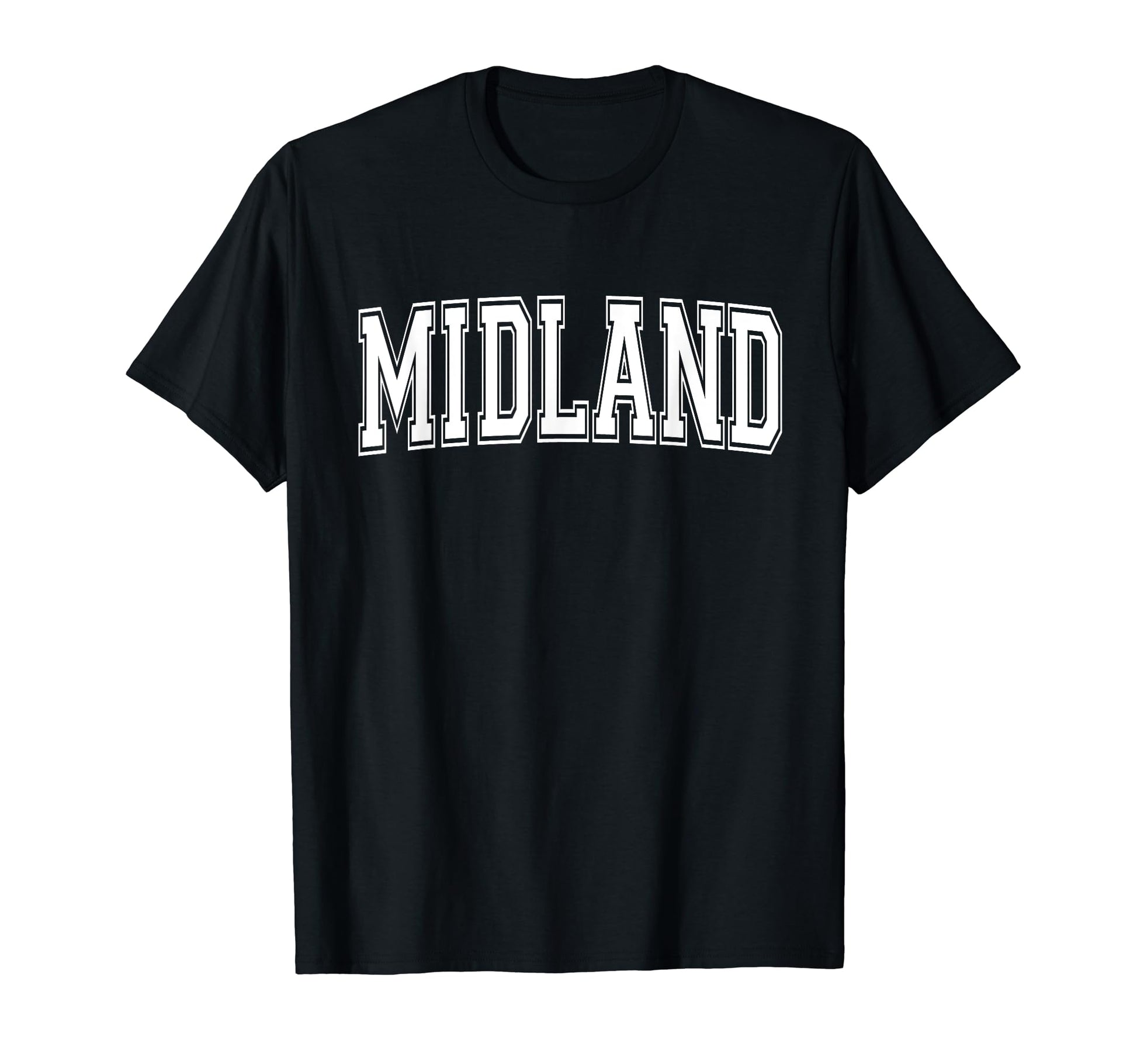 Midland Tx Texas Usa Sports Varsity T-Shirt - Casual Everyday Wear Unisex - T-Shirt, Sweatshirt, Hoodie