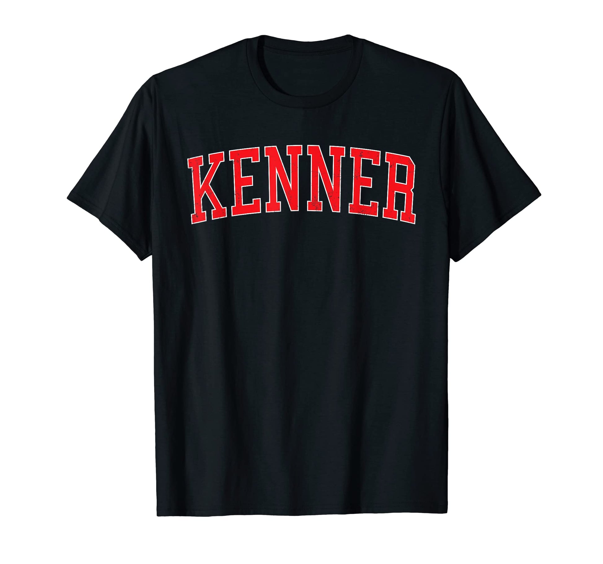 Kenner La Varsity Red Text T-Shirt - Trendy Graphic for Adults - T-Shirt, Sweatshirt, Hoodie