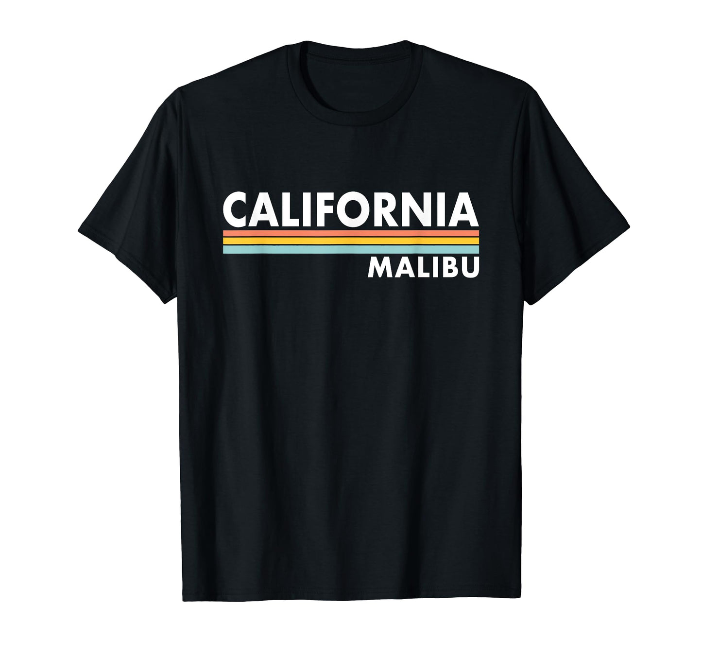 California Malibu Stripes T-Shirt - Novelty Apparel Men Women - T-Shirt, Sweatshirt, Hoodie