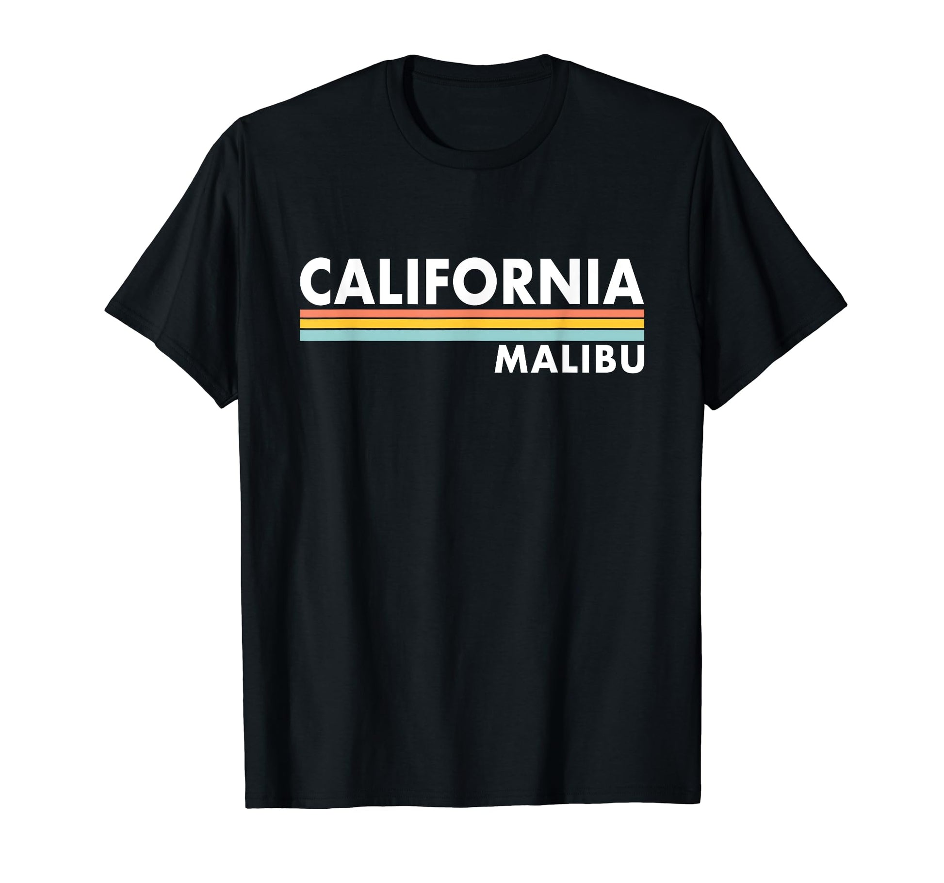 California Malibu Stripes T-Shirt - Novelty Apparel Men Women - T-Shirt, Sweatshirt, Hoodie