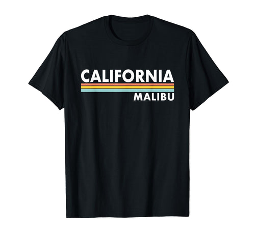 California Malibu Stripes T-Shirt - Novelty Apparel Men Women - T-Shirt, Sweatshirt, Hoodie