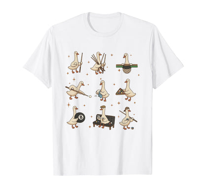 Silly Goose Billiards Pool Player T-Shirt - Novelty Apparel for Adults - T-Shirt, Sweatshirt, Hoodie