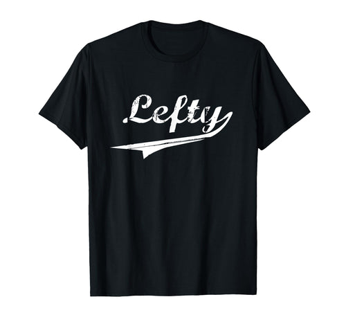 Distressed Lefty Baseball T-Shirt - Custom Art Print for Adults - T-Shirt, Sweatshirt, Hoodie