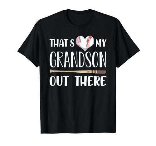 Baseball Grandson Grandma Grandpa T-Shirt - Graphic Print Unisex - T-Shirt, Sweatshirt, Hoodie