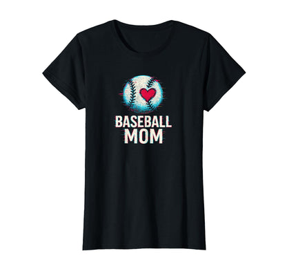 Baseball Mom Proud Son Supporter T-Shirt - Minimalist Print Men Women - T-Shirt, Sweatshirt, Hoodie