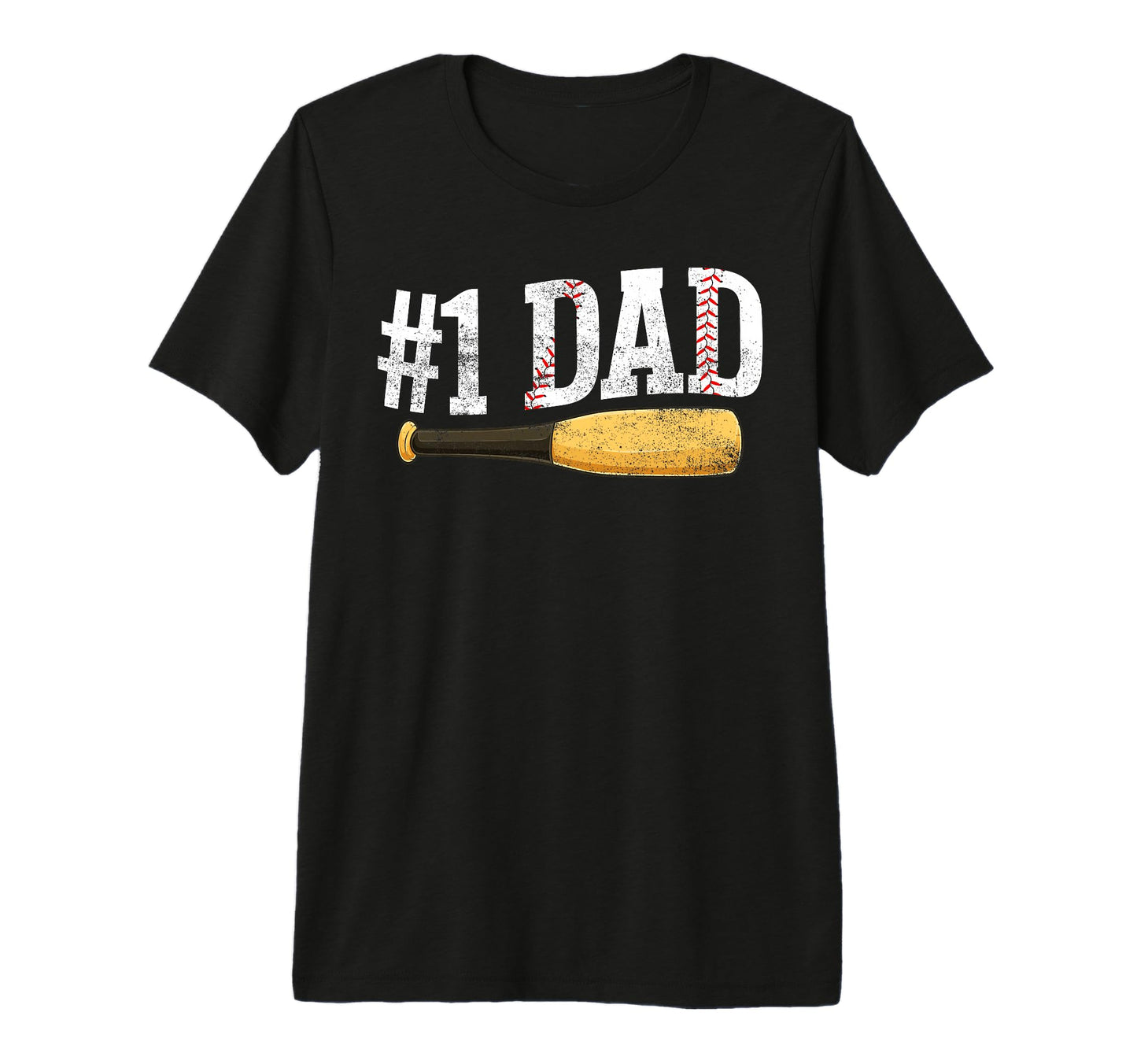 Baseball Player Dad Papa Number One T-Shirt - Aesthetic Graphic Men Women - T-Shirt, Sweatshirt, Hoodie