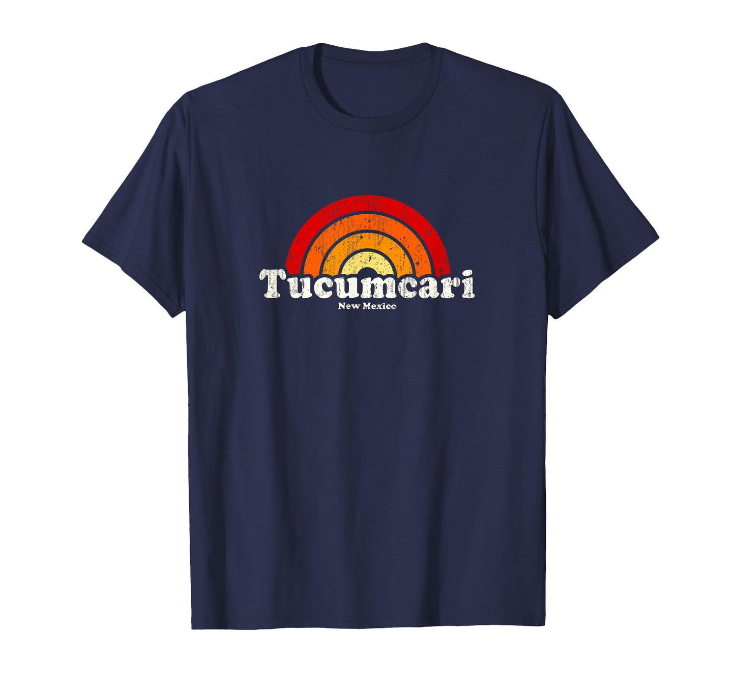 Tucumcari New Mexico Nm 70S Rainbow T-Shirt - Novelty Apparel Unisex - T-Shirt, Sweatshirt, Hoodie