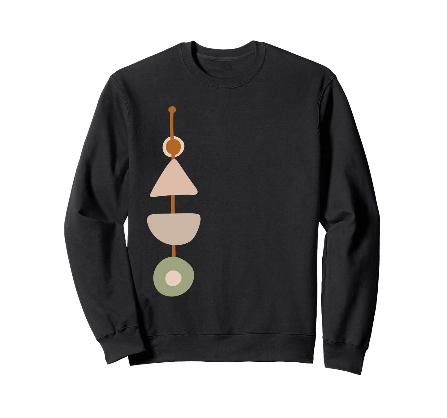 Minimalist Boho Earthy Tribal Art Sweatshirt - Minimalist Print for Adults - T-Shirt, Sweatshirt, Hoodie