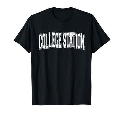 College Station Tx Texas Usa Sports T-Shirt - Novelty Apparel Unisex - T-Shirt, Sweatshirt, Hoodie