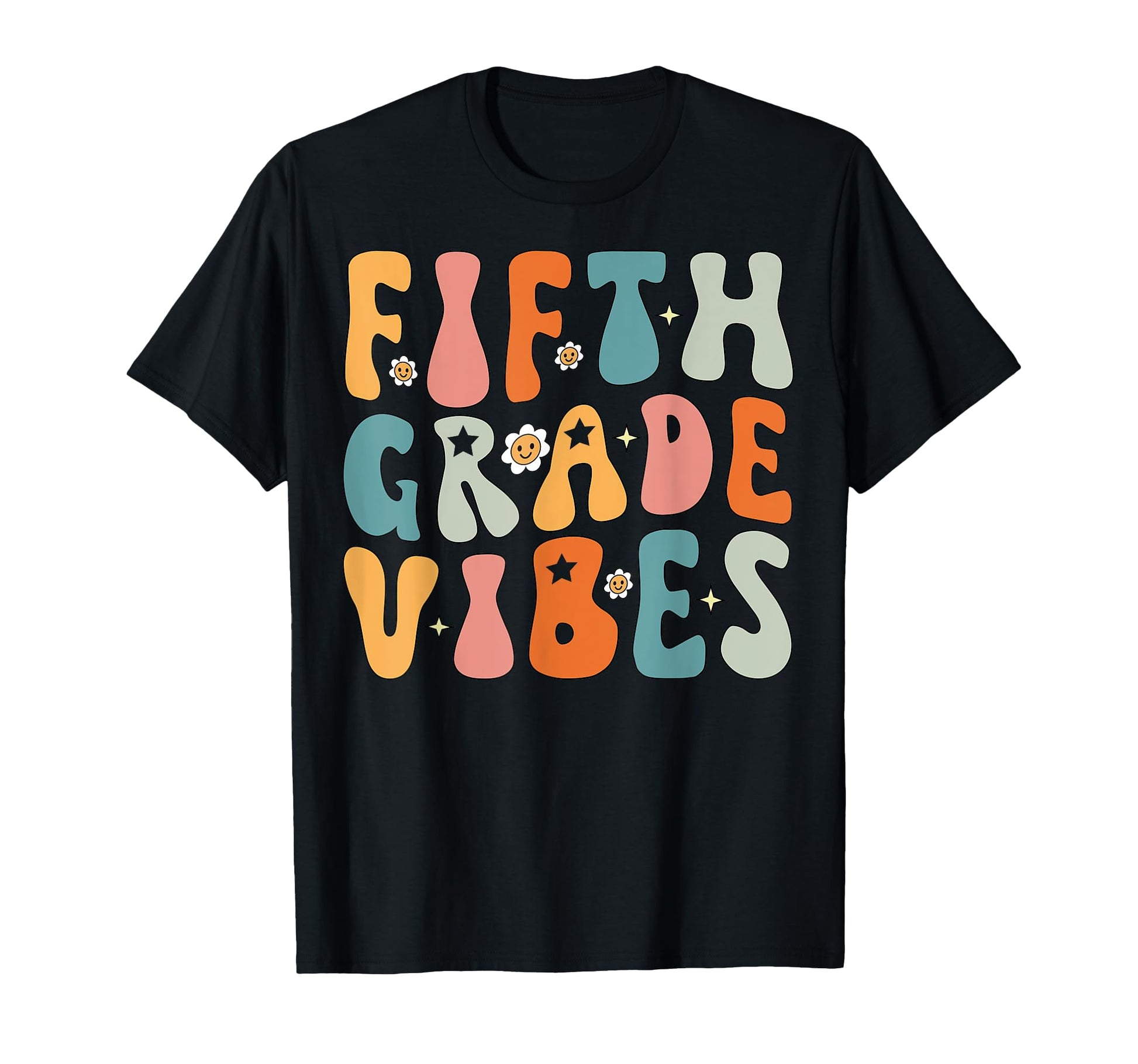 Fifth Grade Vibes 5Th Grade Team T-Shirt - Fun Novelty Design for Adults - T-Shirt, Sweatshirt, Hoodie