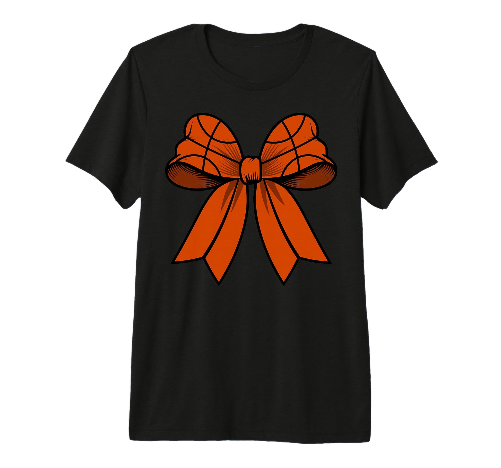 Basketball Coquette Bow Funny Basketball T-Shirt - Unique Graphic Unisex - T-Shirt, Sweatshirt, Hoodie