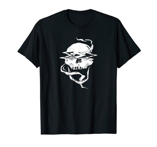 Edgy Skull Vaporwave Aesthetic Alt T-Shirt - Aesthetic Graphic for Adults - T-Shirt, Sweatshirt, Hoodie