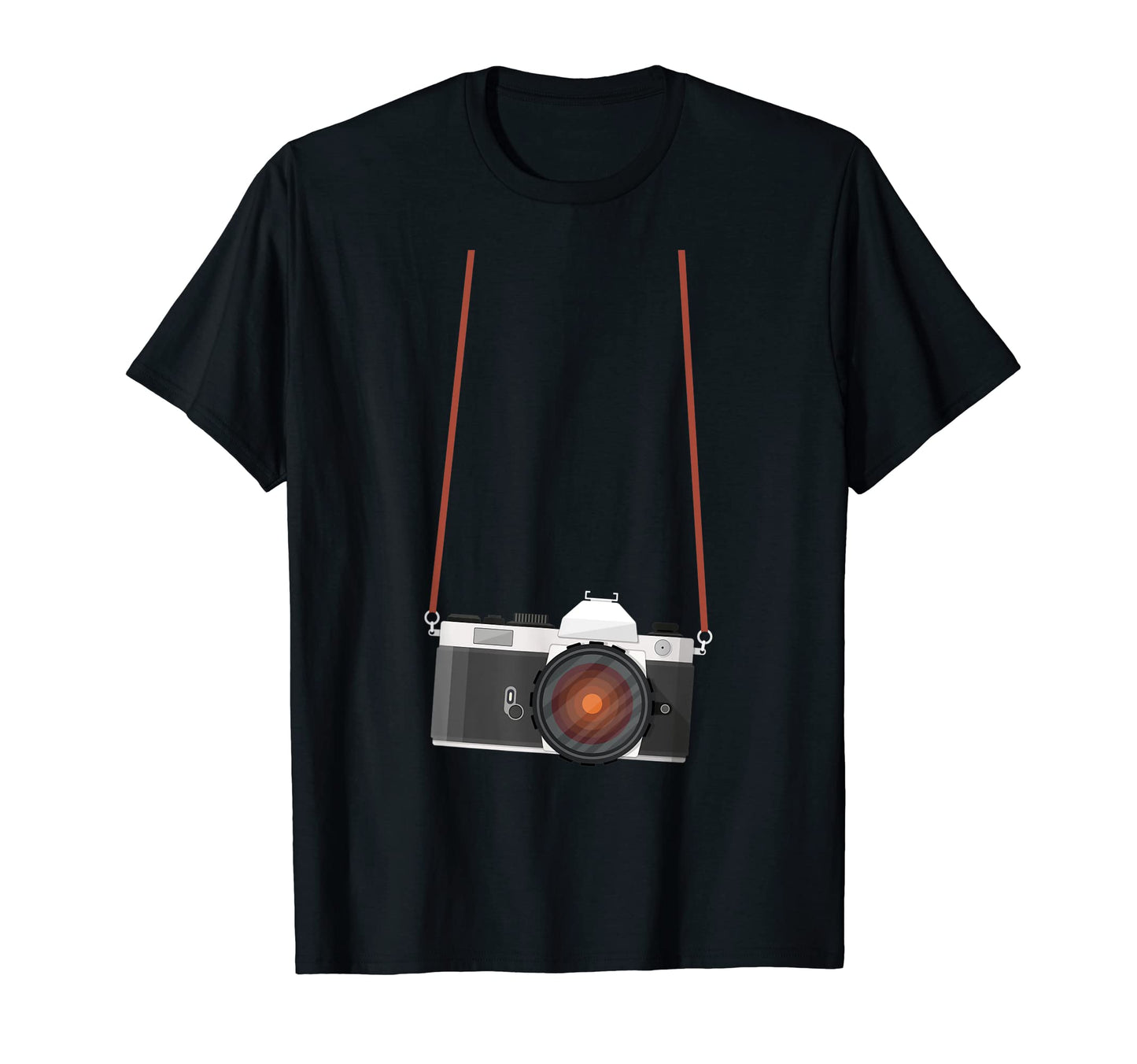 Fake Tourist Camera Holiday T-Shirt - Fun Novelty Design for Adults - T-Shirt, Sweatshirt, Hoodie