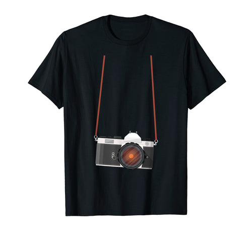 Fake Tourist Camera Holiday T-Shirt - Fun Novelty Design for Adults - T-Shirt, Sweatshirt, Hoodie