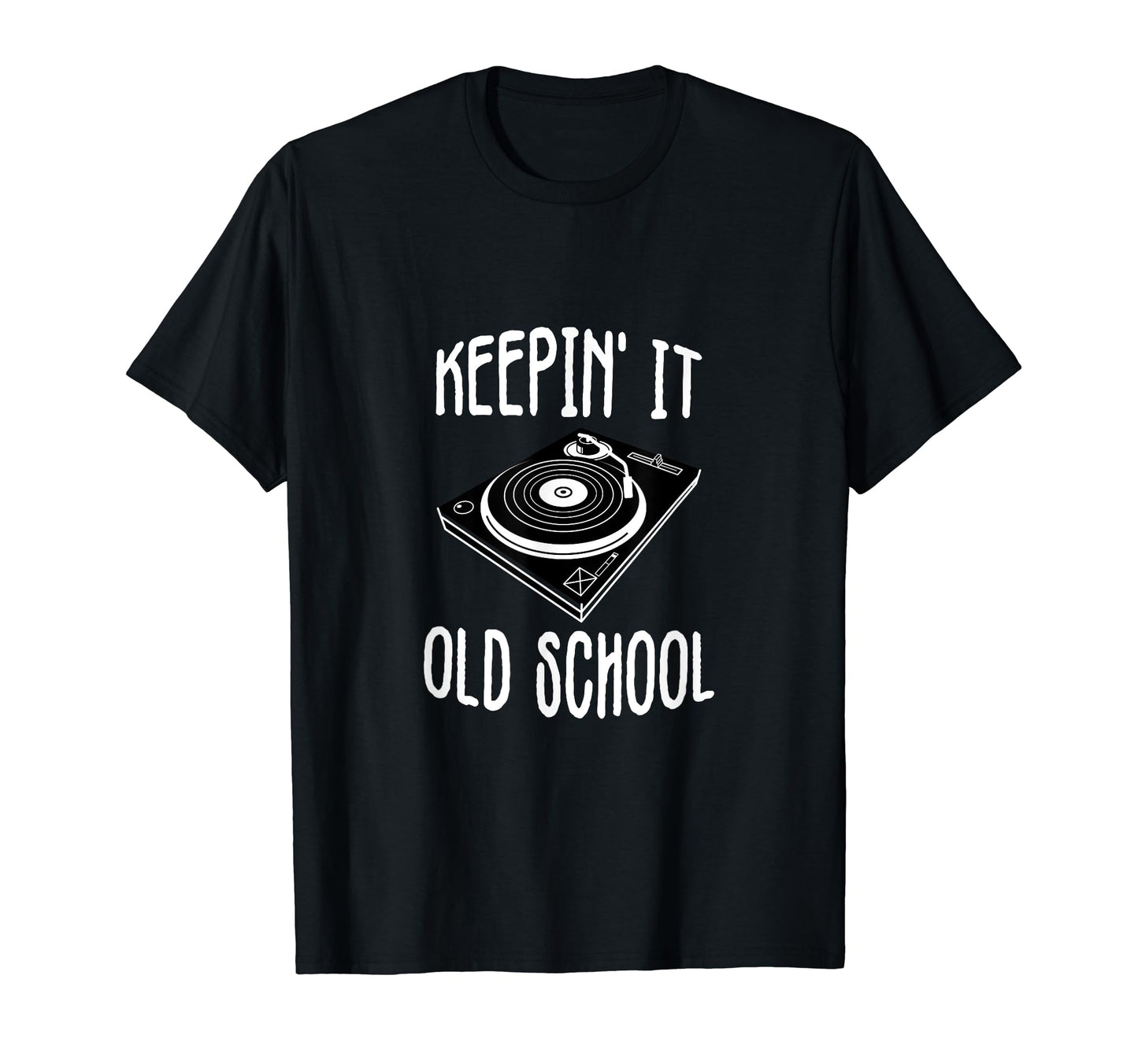 Keepin It Old School Vinyl Hip Hop T-Shirt - Streetwear Style Unisex - T-Shirt, Sweatshirt, Hoodie