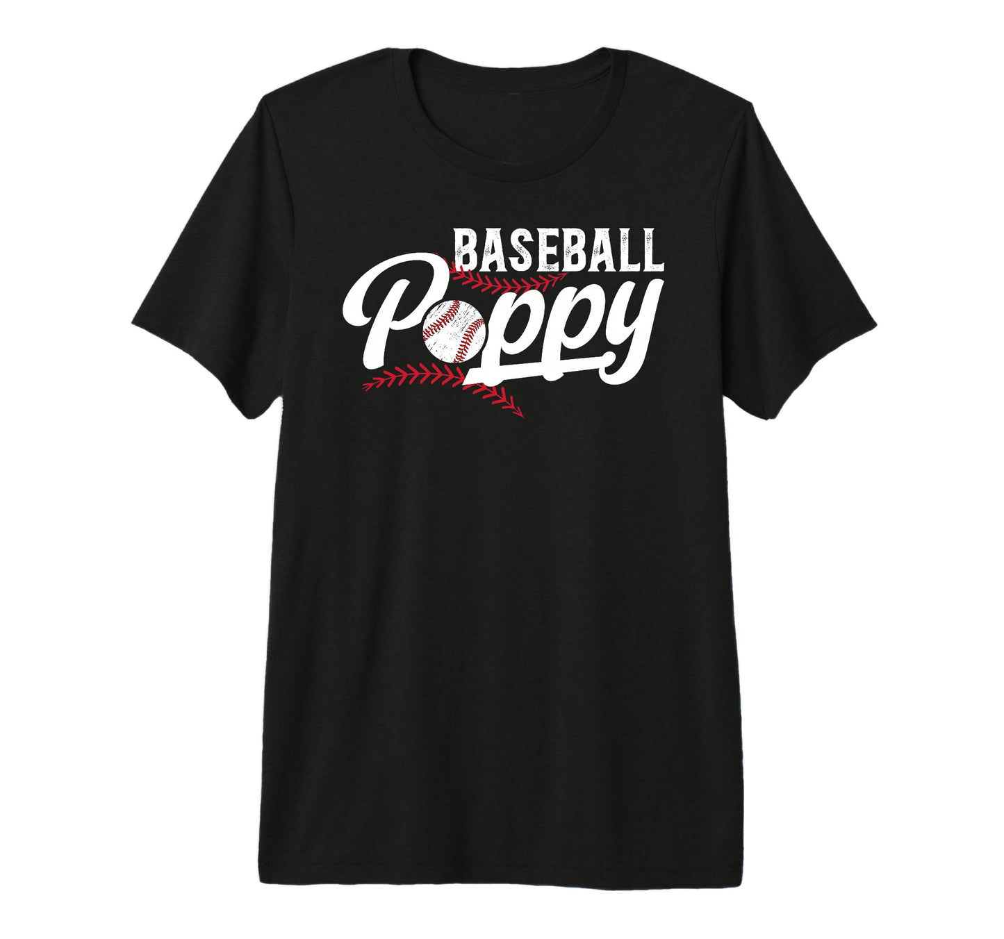 Mens Baseball Poppy Baseball T-Shirt - Casual Everyday Wear Men Women - T-Shirt, Sweatshirt, Hoodie