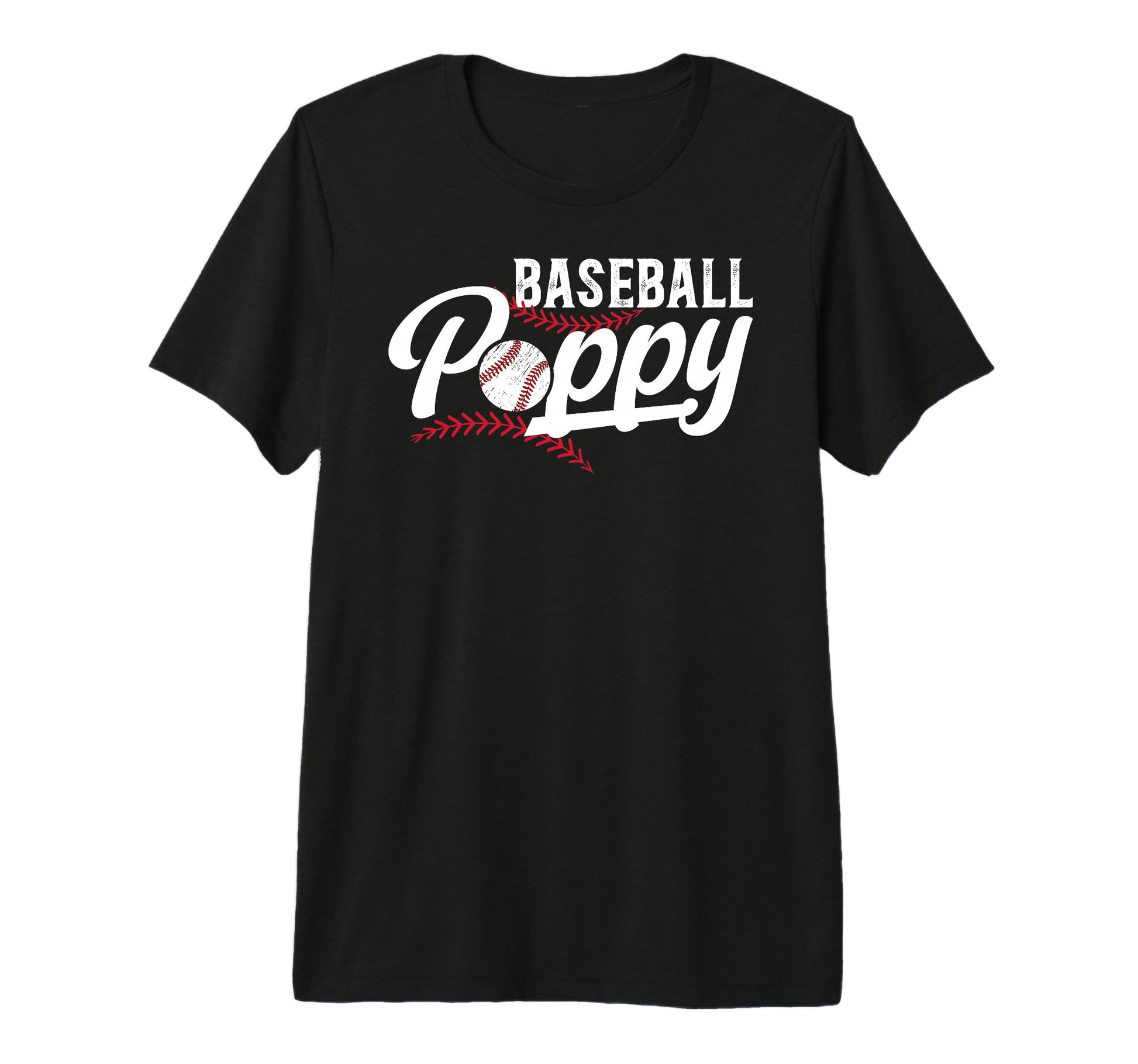 Mens Baseball Poppy Baseball T-Shirt - Casual Everyday Wear Men Women - T-Shirt, Sweatshirt, Hoodie
