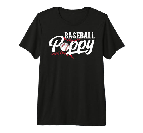 Mens Baseball Poppy Baseball T-Shirt - Casual Everyday Wear Men Women - T-Shirt, Sweatshirt, Hoodie