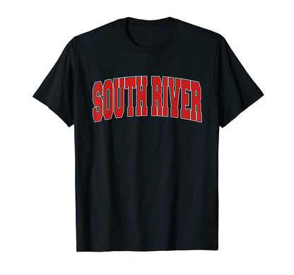 South River Nj New Jersey Varsity T-Shirt - Custom Art Print for Adults - T-Shirt, Sweatshirt, Hoodie