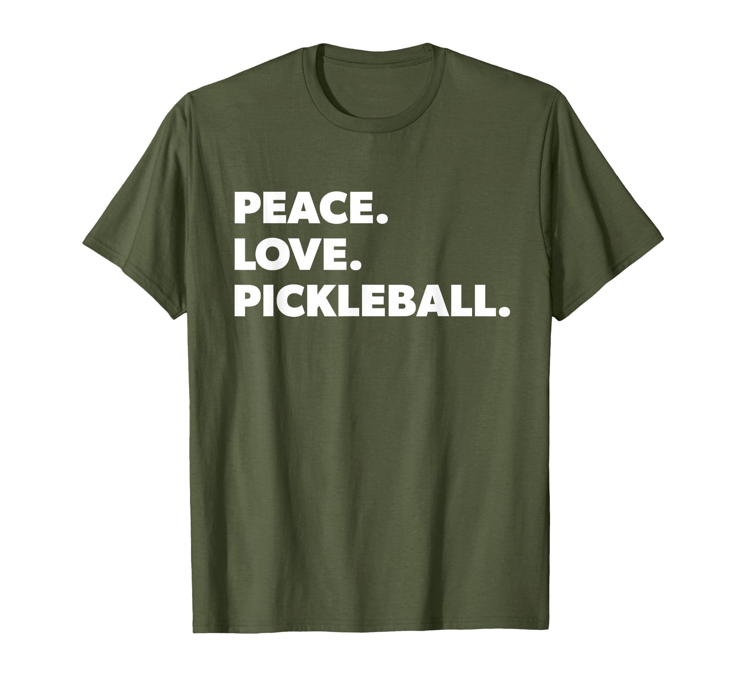 Peace Love Pickleball Funny Pickleball T-Shirt - Novelty Apparel Men Women - T-Shirt, Sweatshirt, Hoodie