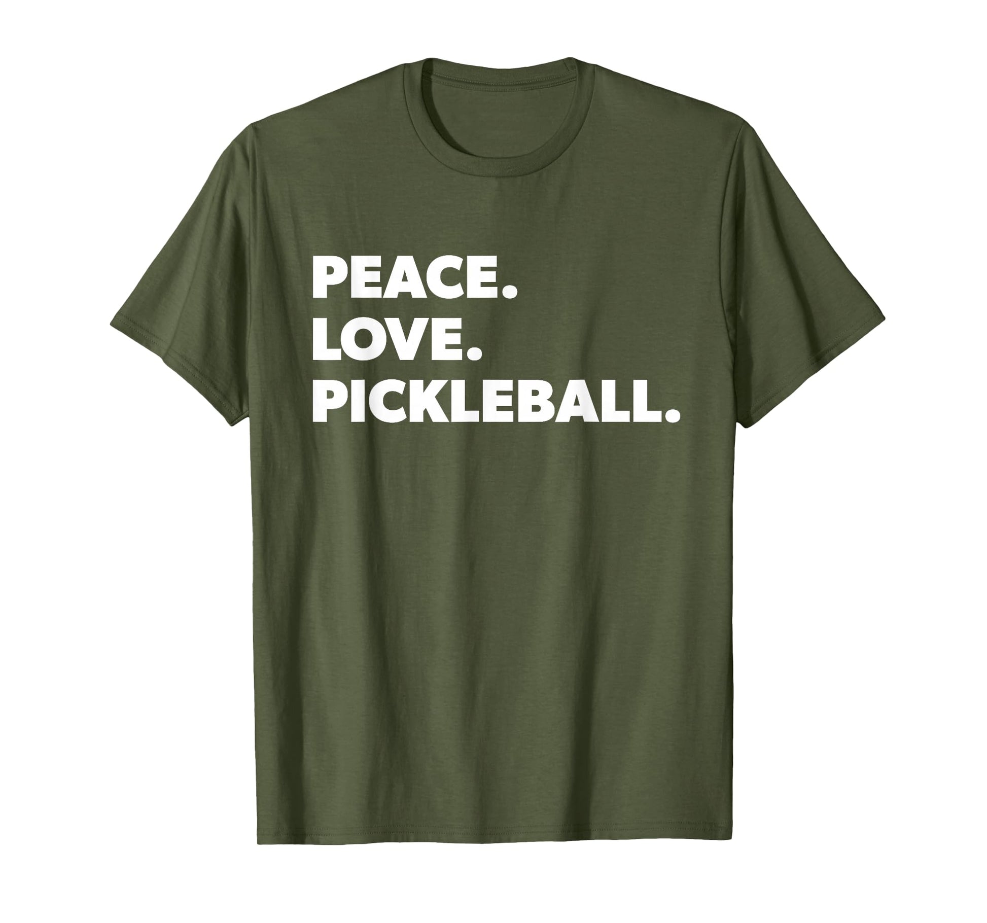 Peace Love Pickleball Funny Pickleball T-Shirt - Novelty Apparel Men Women - T-Shirt, Sweatshirt, Hoodie