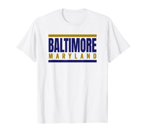 Fun Striped Baltimore Purple T-Shirt - Casual Everyday Wear for Adults - T-Shirt, Sweatshirt, Hoodie