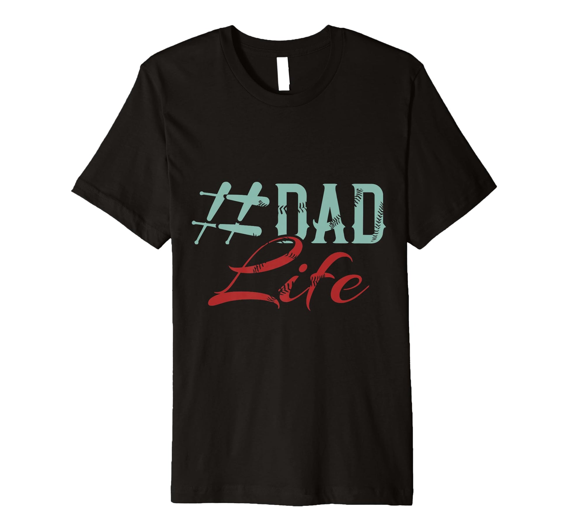 Dad Life Softball Baseball Daddy Sports T-Shirt - Graphic Print for Adults - T-Shirt, Sweatshirt, Hoodie