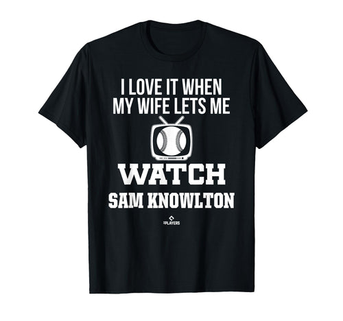 My Wife Lets Me Watch Sam Knowlton T-Shirt - Unique Graphic Men Women - T-Shirt, Sweatshirt, Hoodie