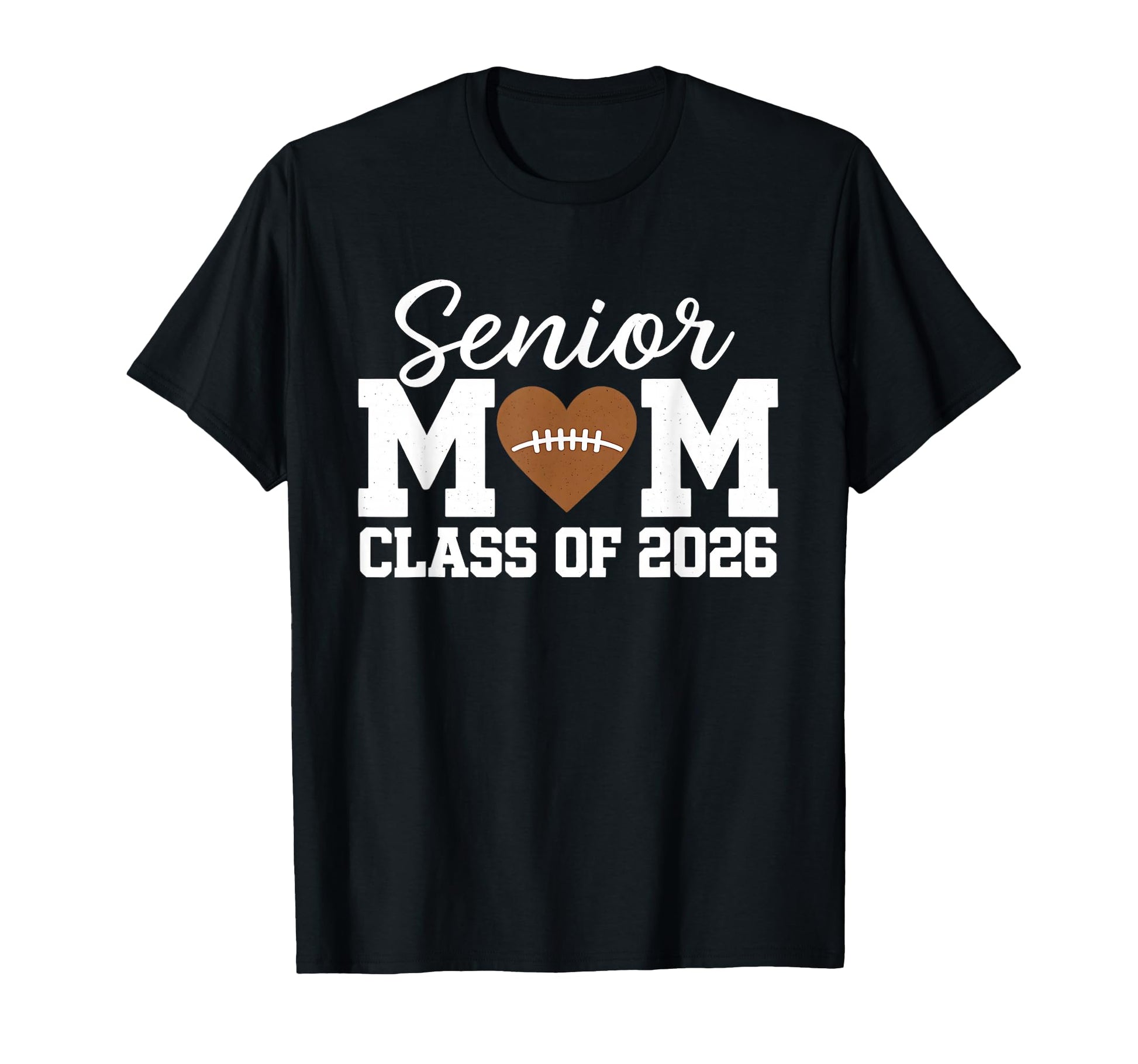 Senior Football Mom Class 2026 Game Day T-Shirt - Minimalist Print Unisex - T-Shirt, Sweatshirt, Hoodie