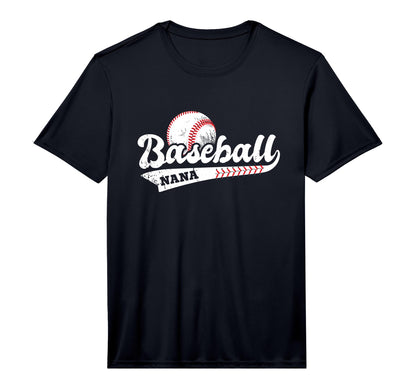 Baseball Nana Mother Baseball Player T-Shirt - Aesthetic Graphic Unisex - T-Shirt, Sweatshirt, Hoodie