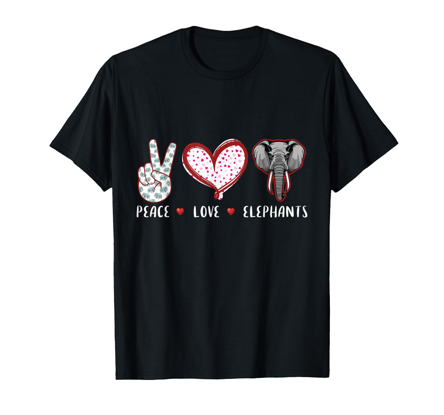 Love Peace Elephant Gifts Children T-Shirt - Trendy Graphic Men Women - T-Shirt, Sweatshirt, Hoodie