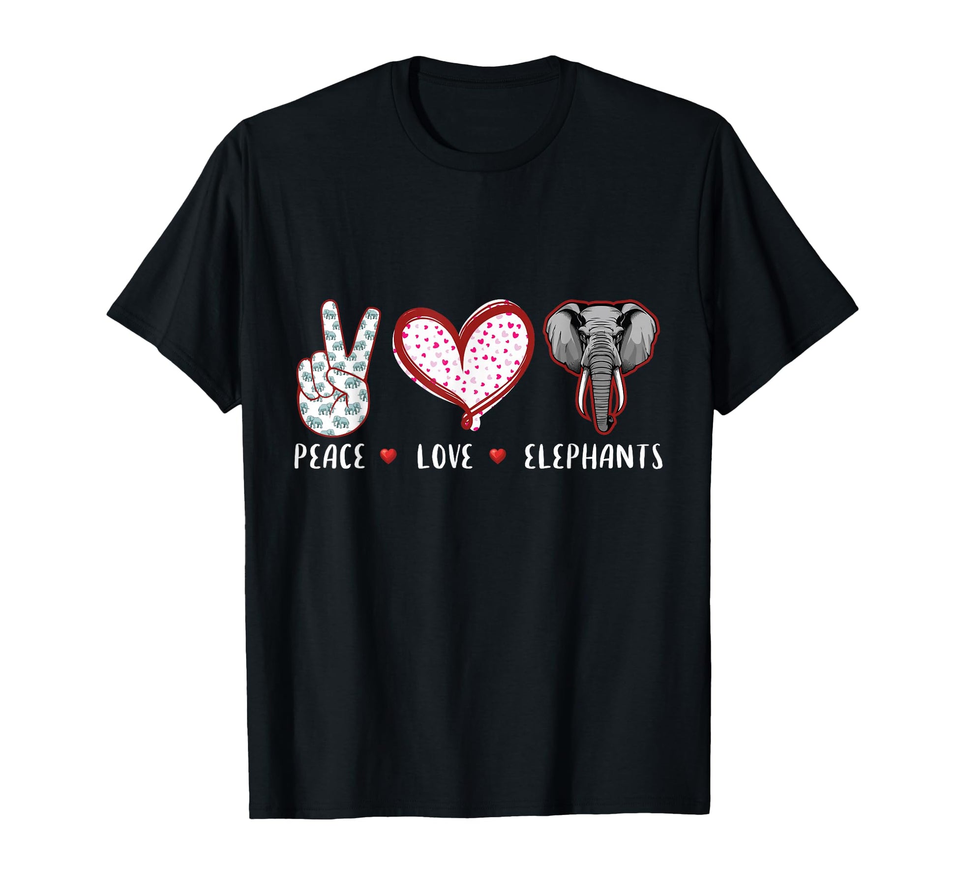 Love Peace Elephant Gifts Children T-Shirt - Trendy Graphic Men Women - T-Shirt, Sweatshirt, Hoodie