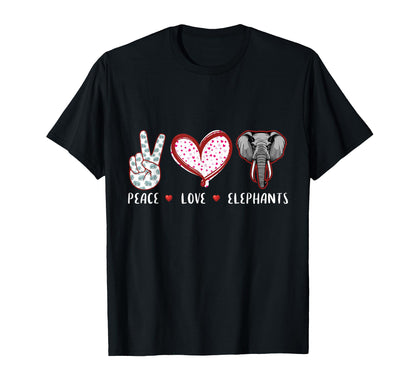 Love Peace Elephant Gifts Children T-Shirt - Trendy Graphic Men Women - T-Shirt, Sweatshirt, Hoodie