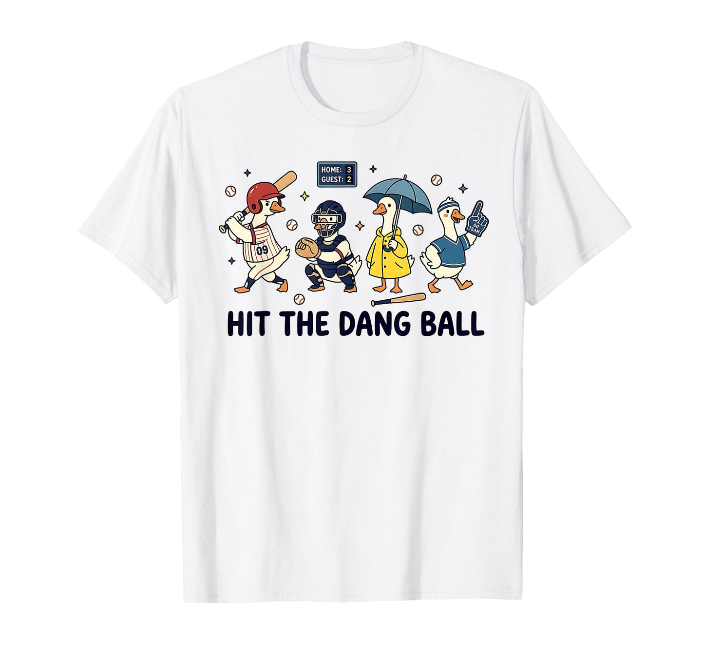 Baseball Season Game Day Silly T-Shirt - Casual Everyday Wear Men Women - T-Shirt, Sweatshirt, Hoodie
